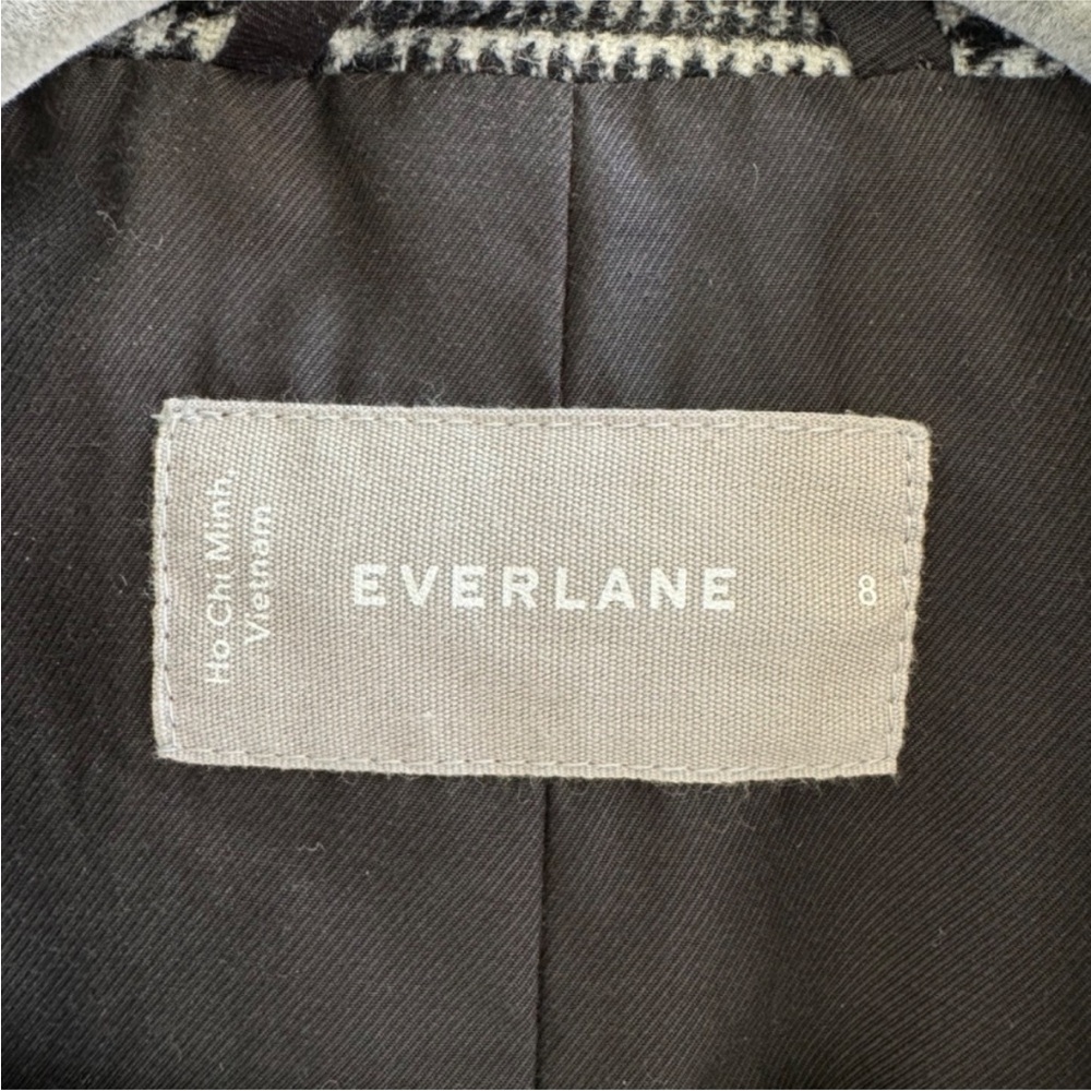 NWT Everlane Classic Gray Glen Plaid Blazer - Picture 4 of 8